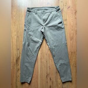 BYLT Everyday Jogger Pants Slim Fit Mens 36 Taupe Performance Stretch